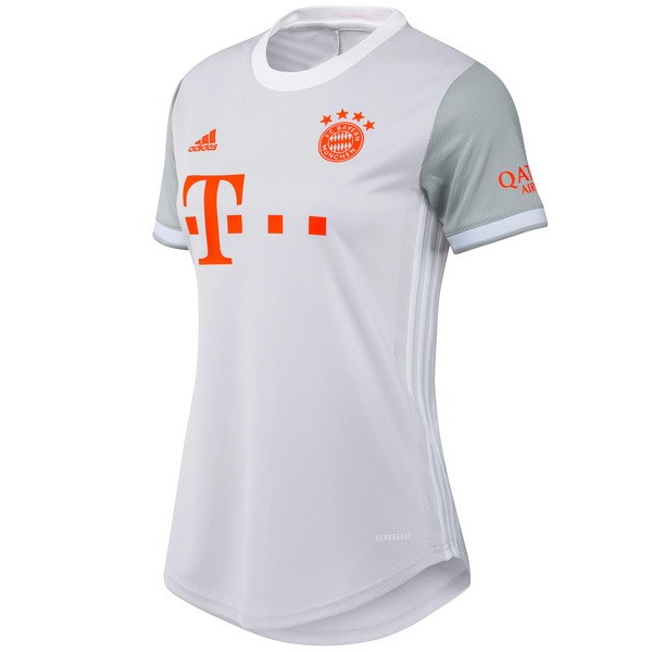 Maillot Football Bayern Munich Exterieur Femme 2020-21 Blanc